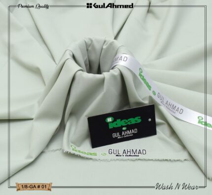 Gul Ahmad GA-02 Wash & Wear Unstitched Suit Men